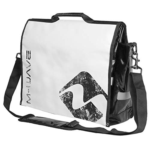 M-Wave Messenger Bag, Lockers Bay, Integrated, Adjustable Mount For Rear Carriers (Optimised Oblique Fixation For Left Side), Padded 15 Notebook Compa