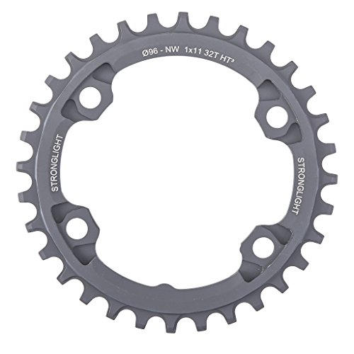 Stronglight Mtb Shimano 1X11 Ingranaggio, Grigio, 34 Denti