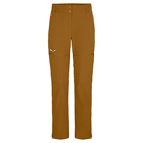 Salewa Talvena 2 Durastretch Zip-Off Pantaloni Donna ,Golden Brown ,3Xl