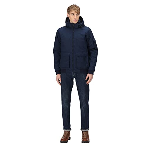 Regatta Giacca Uomo Faizan Impermeabile E Traspirante - Cappotto Con Isolamento Thermoguard, Cappuccio E Multitasche