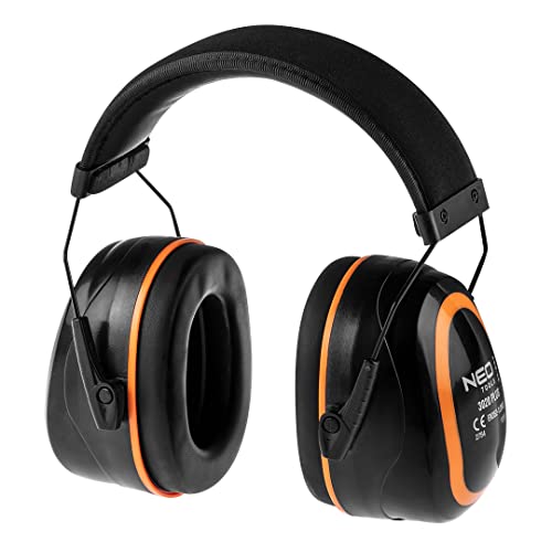 Neo Tools Paraorecchie Antirumore Snr 30Db, Categoria Iii, Isolamento G-Tech ™ In Schiuma Ad Alta Densità Per Una Migliore Protezione, Ce