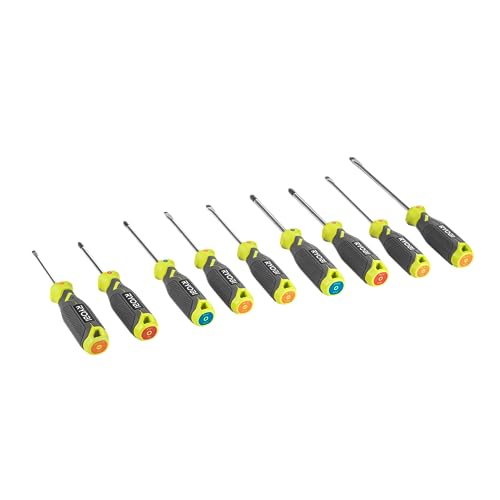 Ryobi Rhsds9Pc - Set Di Cacciaviti Magnetici, 9 Pezzi