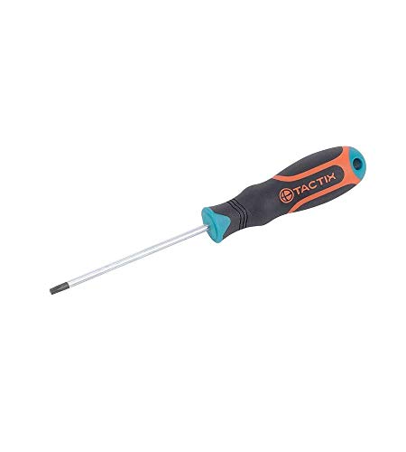 Tactix 205073 T-15 Cacciavite, 100 Mm, Nero/Arancione