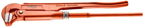 Neo Tools Rohrschlüssel Vom Typ 90°, 320 Mm, 1,0°, Backen Geschmiedet, Geschliffen Und Poliert, Crv-Stahl, Din5234, Tüv