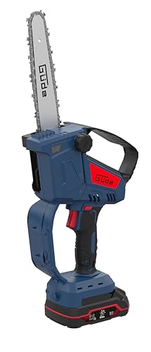 Güde Mini Motosega A Batteria Gmk 18-201-05 (18 V, Brushless, Lubrificazione Automatica Della Catena, Sistema Di Serraggio Senza Attrezzi, Lunghezza D