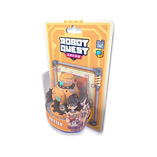 Wise Wizard Games Robot Quest Arena The Deckbuilding Gioco Da Tavolo: Kettle Robot Pack