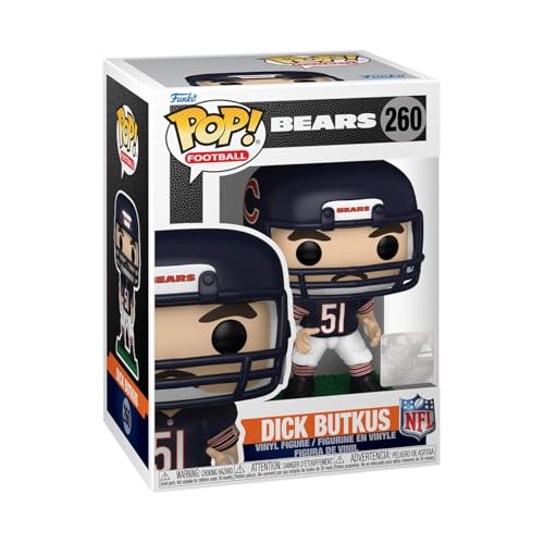 Funko Pop! Nfl: Bears - Dick Butkus - Nfl Legends - Figura In Vinile Da Collezione - Idea Regalo - Merchandising Ufficiale - Giocattoli Per Bambini E 