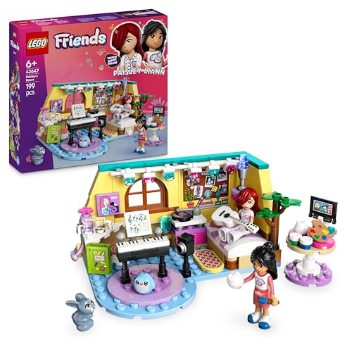 Lego Friends La Cameretta Di Paisley, Giochi Educativi Per Le Abilità Sociali Per Bambine Da 6 Anni Fan Dell'Arte E Mestieri Con 2 Personaggi E Strume