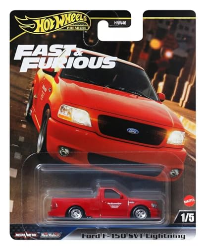 Hot Wheels Fast And Furious Auto Ford F-150 Svt Lightning Modellino Die Cast Scala 1:64 - Lunghezza 7Cm - Hyp75