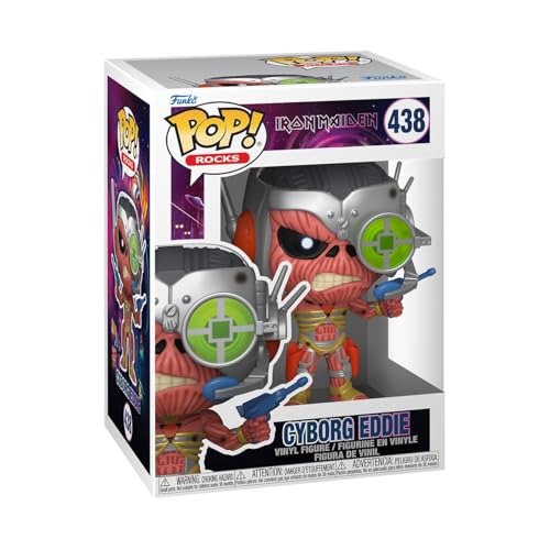Funko Pop! Rocks: Iron Maiden - Cyborg - Figura In Vinile Da Collezione - Idea Regalo - Merchandising Ufficiale - Giocattoli Per Bambini E Adulti - Mu
