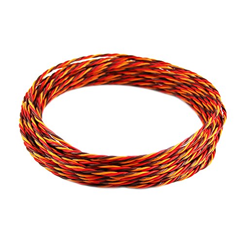Oliyin Servo Cable 3P Line 32 Piedi Per Futaba Jr Hitec Rc Twisted Servo Hobby Model Aircraft Wiring 30 Coresx0.08