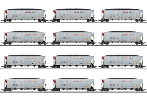 Märklin 45666 Kit H0 12 Pz. Us Hopper Cars Di Bnsf