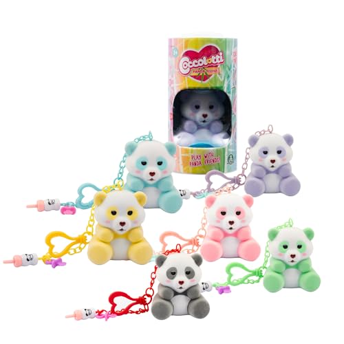 Coccolotti - Panda Friends Orso, 1 Orsetto Casuale Tra 6 Disponibili, Portachiavi E Funzioni Speciali, Luci E Suoni, Colore Casuale, Giochi Bambini 3