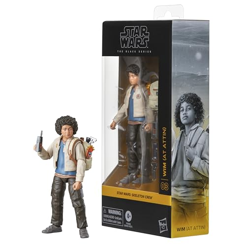 Star Wars Hasbro, The Black Series, Wim (Ad Attin), Action Figure Ispirata Alla Serie Skeleton Crew, Da 15 Cm