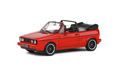 1:43 Volkswagen Golf Mki Convertible Sportline Red 1992