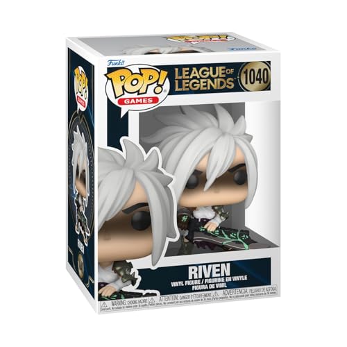Funko Pop! Games: Lol - Riven With Broken Blade - League Of Legends - Figura In Vinile Da Collezione - Idea Regalo - Merchandising Ufficiale - Giocatt