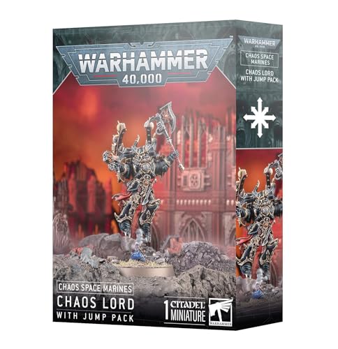 Games Workshop - Warhammer 40.000 - Chaos Space Marines: Signore Con Jump Pack