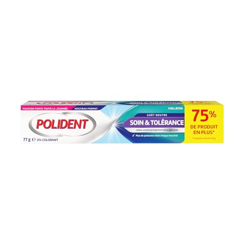 Polident Crema Fissativa Per Protesi Parziali/Completa Cura & Tolleranza 70 G