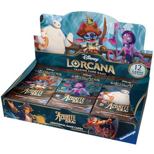 Disney Lorcana Trading Card Game: Mare Azzurro Espositore Booster Con 24 Buste (Inglese)