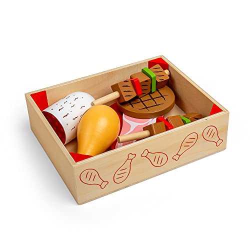 Bigjigs Toys Cassetta Di Prodotti Di Macelleria
