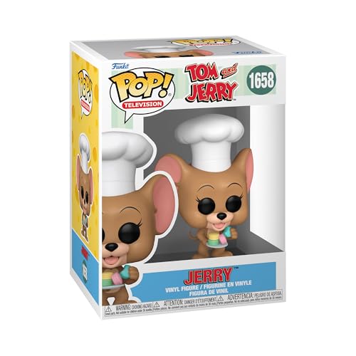 Funko Pop! Tv: Tom & Jerry - Jerry - Tom And Jerry - Tom E Jerry - Figura In Vinile Da Collezione - Idea Regalo - Merchandising Ufficiale - Giocattoli