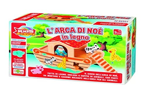 Rstoys Arca Di Noe In Legno Con Animali