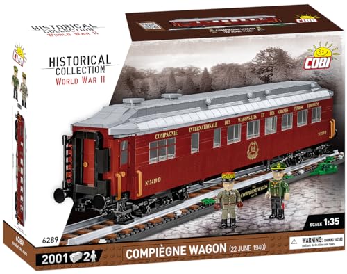 Cobi 6289 Historical Collection Compiegne Wagon 1940 Blocchi Di Costruzione