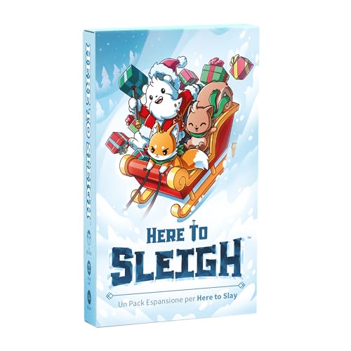 Asmodee Here To Sleigh, Espansione Gioco Da Tavolo, 2-4 Giocatori, 10+ Anni, Ediazione In Italiano