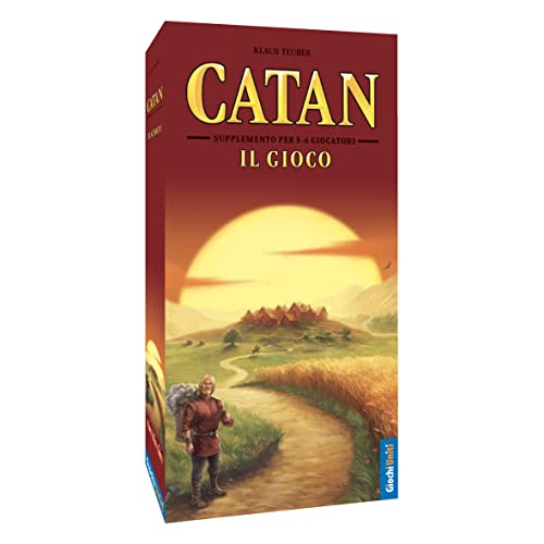 Giochi Uniti - Catan 5-6 Giocatori Eco – Gioco Da Tavolo, Catan, 3-6 Giocatori, 10+ Anni, Gu742, Edizione Italiana