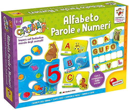 Lisciani Giochi - Carotina Maxi Alfabeto Parole E Numeri
