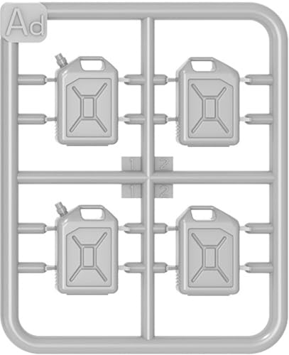 Mini Art 24013 - Tanica In Plastica, 20 L, 1:24, Riproduzione Fedele, Kit Per Modellismo, Per Lavori Artigianali, Hobbistica, Kit Per Modellismo, Mont