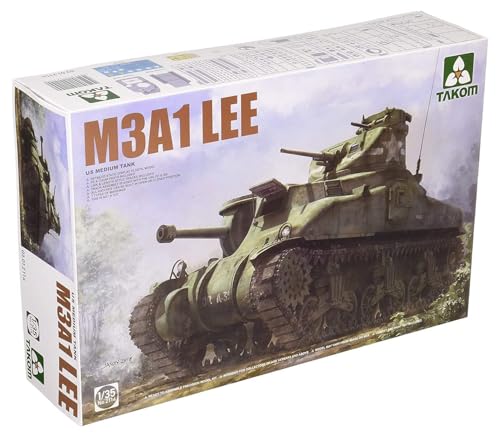 Takom Tak2114 - Kit Di Montaggio In Plastica Per Carro Armato Us Lee, Colore: Grigio