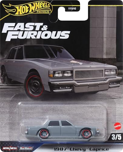 Hot Wheels Fast And Furious Auto 1987 Chevy Caprice Modellino Die Cast Scala 1:64 - Lunghezza 7Cm - Hrt98