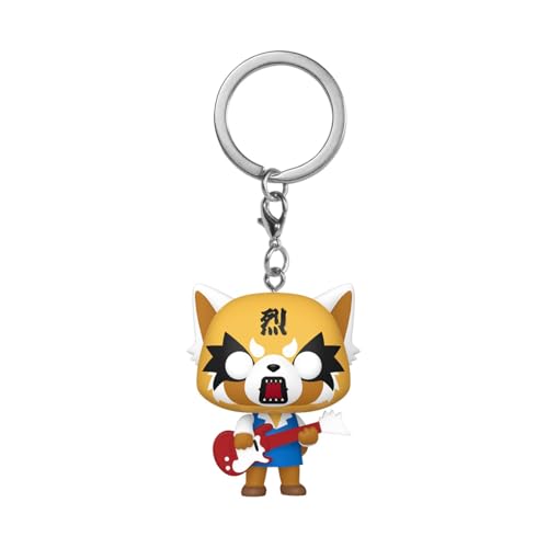 Funko Pop! Keychain: Aggretsuko - With Guitar - Mini Figura In Vinile Da Collezione Novità Portachiavi - Riempitivi Per Calze - Idea Regalo - Merchand