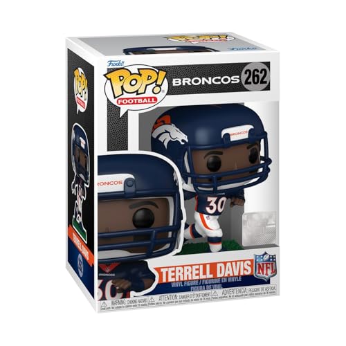 Funko Pop! Nfl: Broncos - Terrell Davis - Nfl Legends - Figura In Vinile Da Collezione - Idea Regalo - Merchandising Ufficiale - Giocattoli Per Bambin