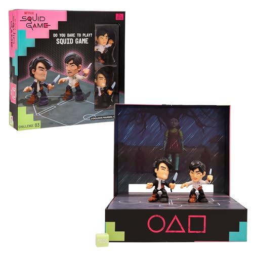 Gioco Sfida Finale Di Squid Game, Della Serie Netflix, Sfide Da Giocare E Da Esporre, Include Mini Set E Figurine, Gioco Per Adulti Età +17 Anni