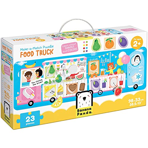 Banana Panda Fai In Modo Che Il Puzzle Si Adatti Al Food Truck