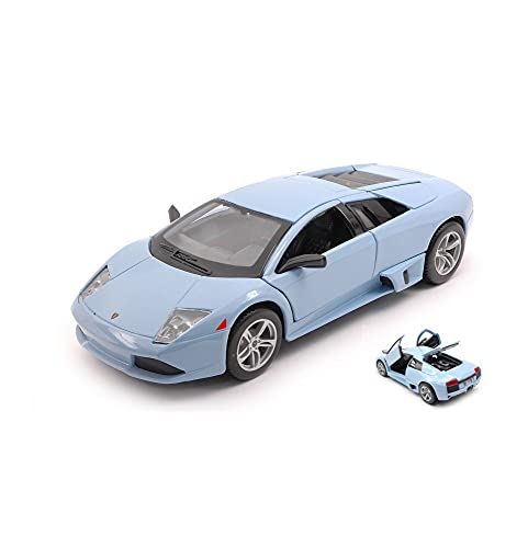 Per Lamborghini Murcielago Lp640 2010 Light Blue 1:24 - Maisto - Auto Stradali - Die Cast - Modellismo