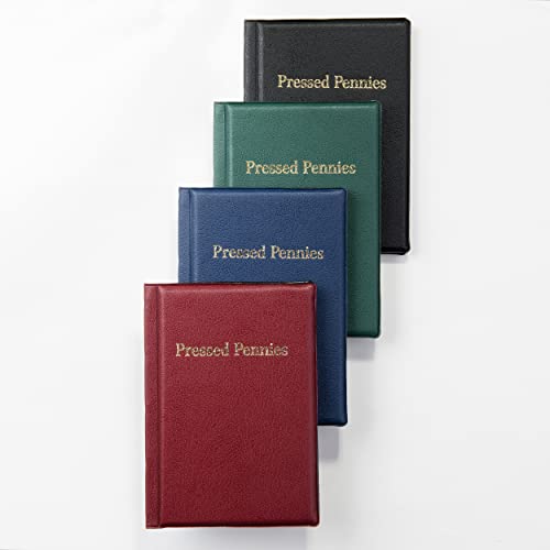 Mc. Collezionista - Album Tascabile Per 96 Pezzi Di Pennies Pressati | Album Per Monete Elongate, Schiacciate, Monete Souvenir | Nero