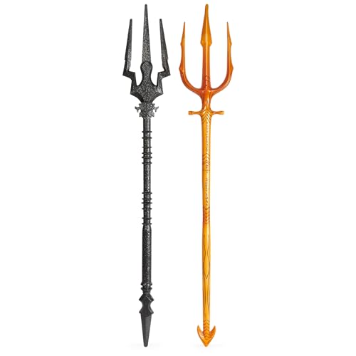 Aquaman- Dc Comics, And Black Manta Tridents, Costume Da Supereroe, 89 Cm, Per Bambini Dai 4 Anni Aquamannblackmantatrident, 1, 6065633