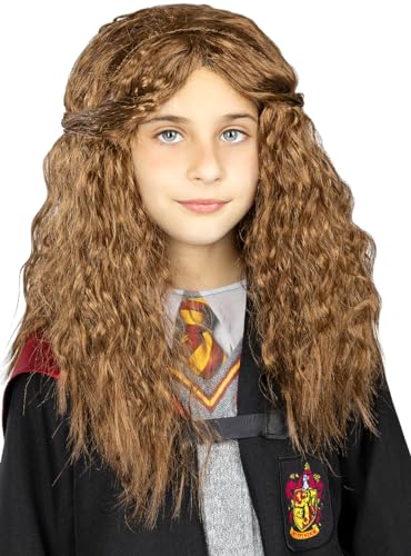 Funidelia | Parrucca Di Hermione Granger - Harry Potter Per Bambina Grifondoro, Maghi, Hogwarts - Accessori Per Bambini, Accessorio Per Costume - Marr