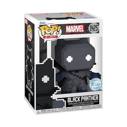 Funko Pop! Marvel: 8-Bit - Black Panther - Marvel Comics - Fumetti Marvel - Figura In Vinile Da Collezione - Idea Regalo - Merchandising Ufficiale - G