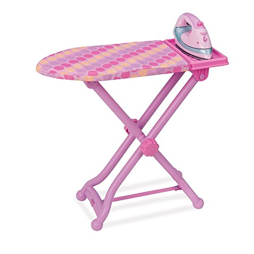 Battat - Play Circle - Set Di Pulizia Per Bambini Con Ferro Da Stiro Giocattolo - Asse Da Stiro Pieghevole E Pressato - Gioco Di Finzione Educativo Pe