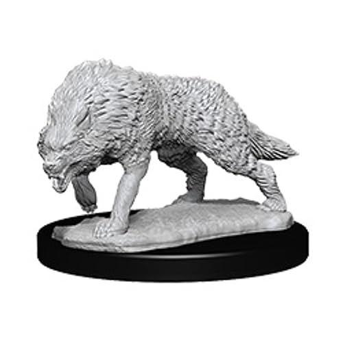 Dungeons & Dragons Wizkids: Deep Cuts Unpainted Miniatures: Timber Wolf