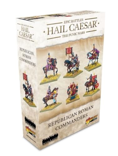 Warlord Games Comandanti Romani Repubblicani - Miniature In Scala Epica Per Grandine Cesare Epoca Guerre Puniche Altamente Dettagliate Per Wargaming D