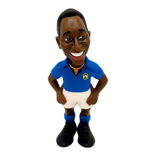 Minix - Football Stars #110C – Brazil Kit 2 – Football Legend Pele – Statuetta Da Collezione 12 Cm