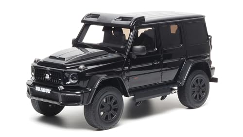 Almost Real 860541 - Brab G-Class G 63 4X4 Obsidian Black Metallic - Scala 1/18 - Auto In Miniatura Da Collezione