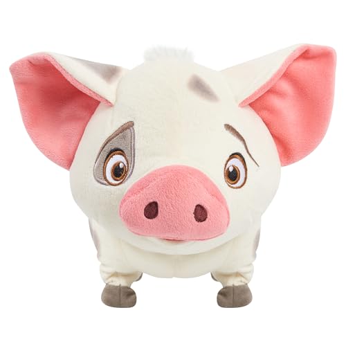Just Play Peluche Walk & Snort Di Pua Moana Disney Princess, Suoni, Movimento, Animale Di Peluche, Maialino, Giochi Per Bambini Dai 3 Anni
