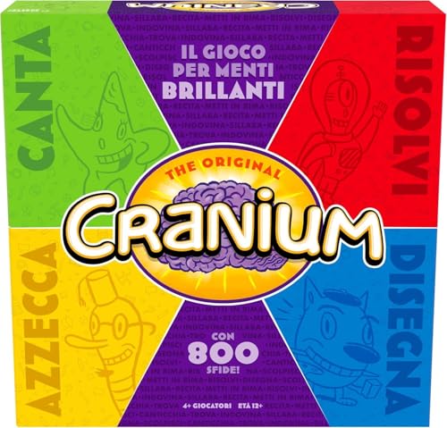Funko Games - Cranium Classique - Divertente Gioco Da Tavolo - Adulti E Bambini Dai 12 Anni - 800 Sfide Da Giocare In Famiglia O Con Gli Amici - Mater