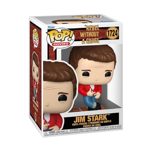 Funko Pop! Movies: Rwac - Jim Stark - Rebel Without A Cause - Figura In Vinile Da Collezione - Idea Regalo - Merchandising Ufficiale - Giocattoli Per